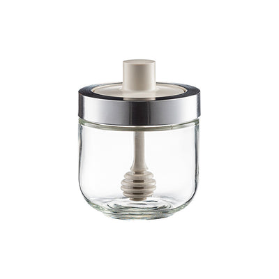 Kitchen Glass Seasoning Jar: lid and spoon included