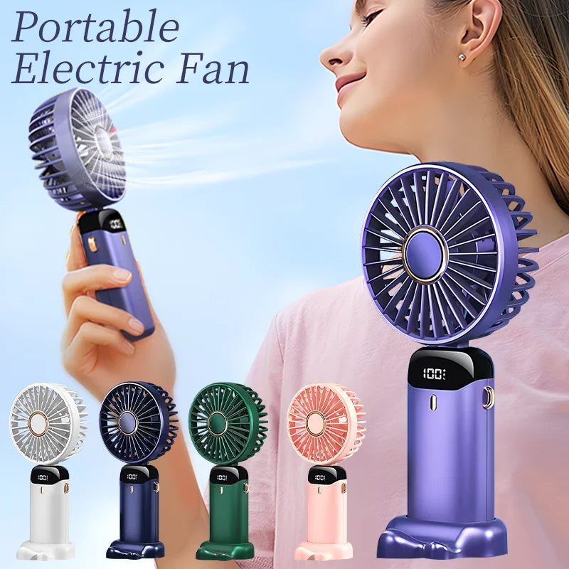 Mini USB Rechargeable Portable Handheld & Neck Fan