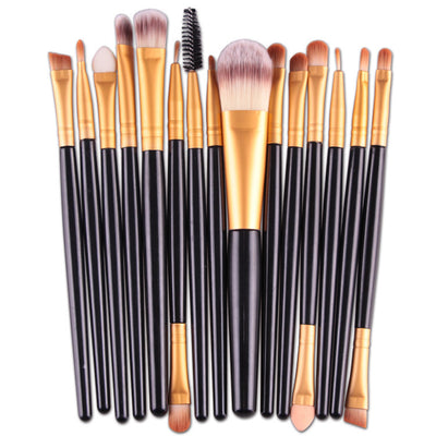 Set of 15 Premium Makeup Brushes for Flawless Application