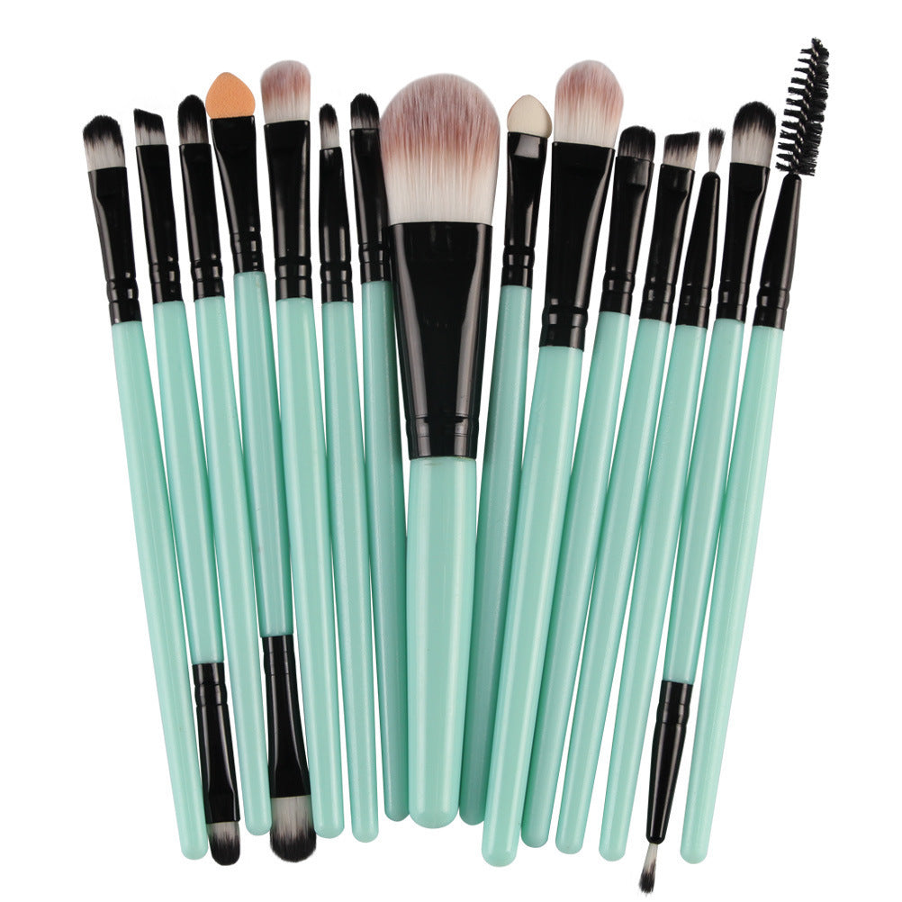 Set of 15 Premium Makeup Brushes for Flawless Application