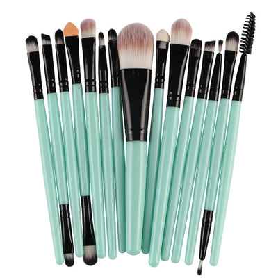 Set of 15 Premium Makeup Brushes for Flawless Application