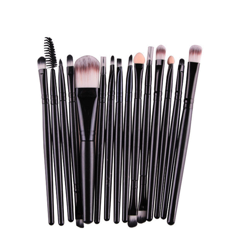 Set of 15 Premium Makeup Brushes for Flawless Application
