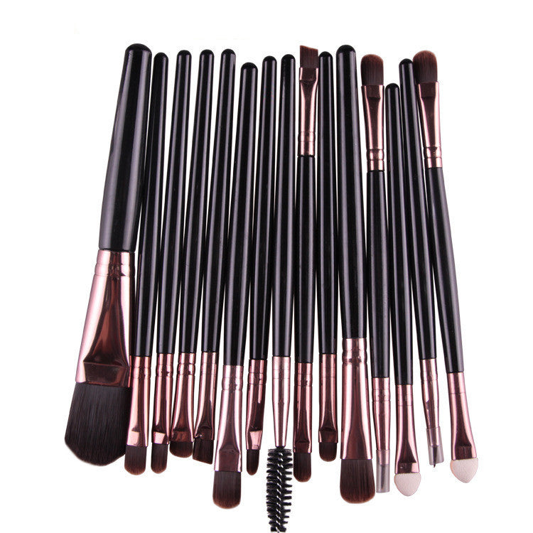 Set of 15 Premium Makeup Brushes for Flawless Application