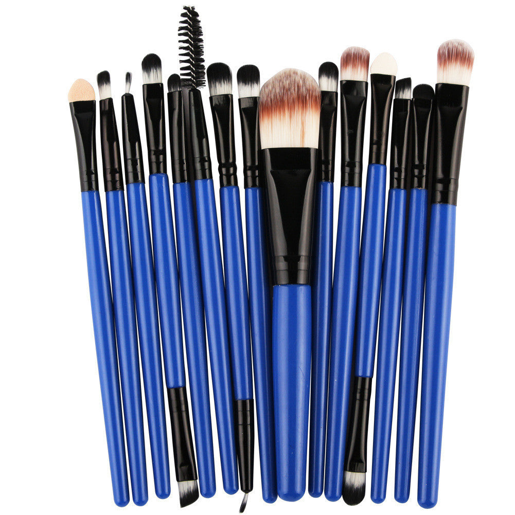 Set of 15 Premium Makeup Brushes for Flawless Application