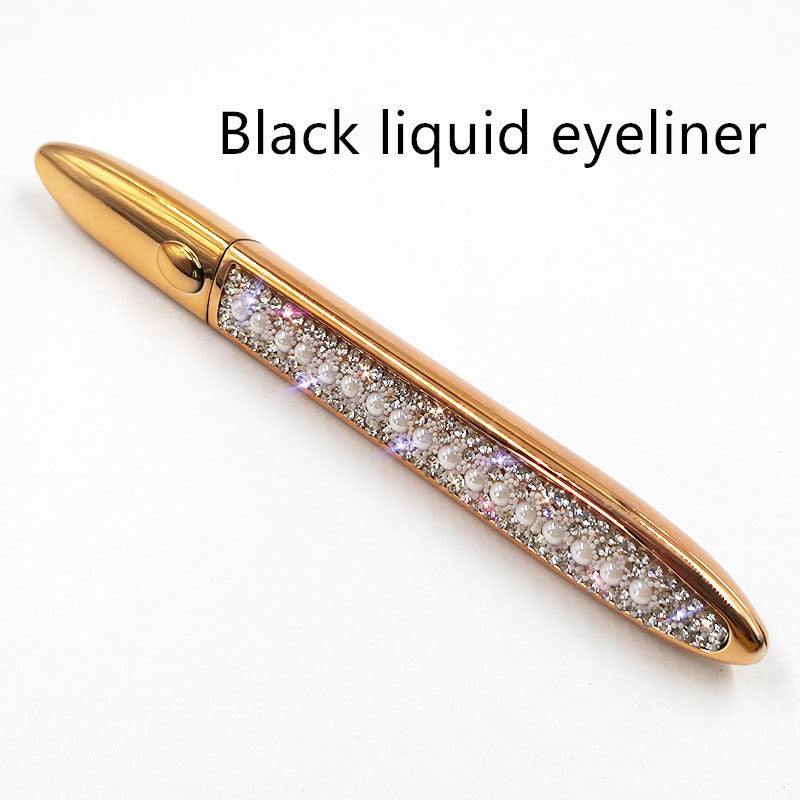 Multicolor Self-Adhesive Eyeliner with False Eyelashes