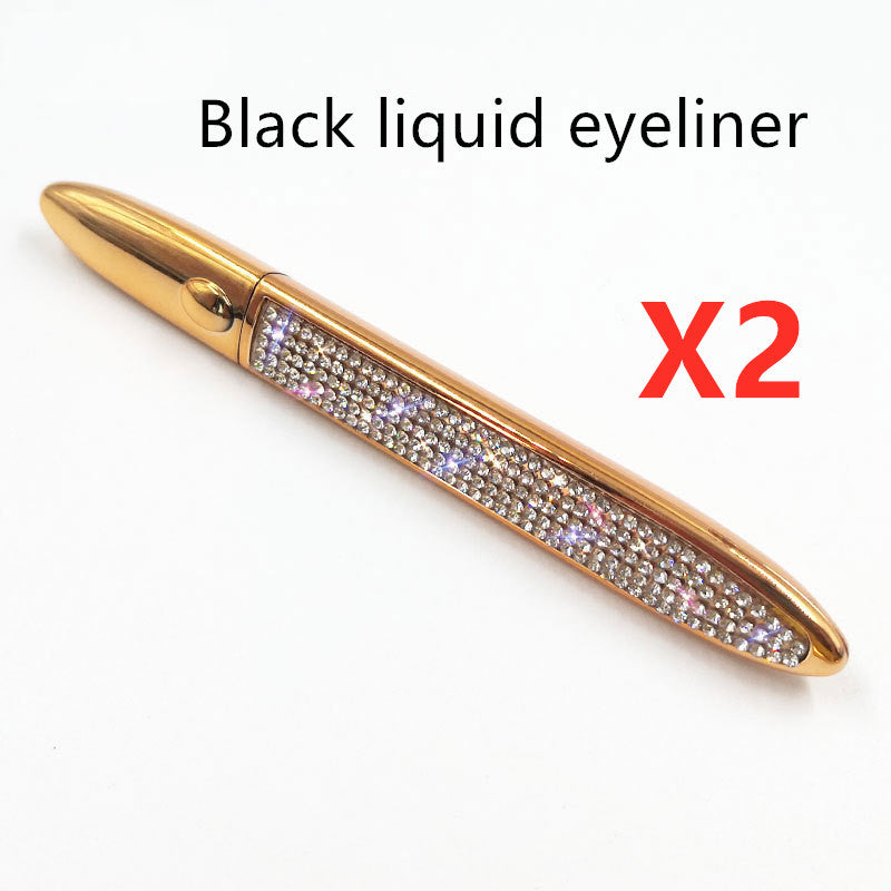 Multicolor Self-Adhesive Eyeliner with False Eyelashes