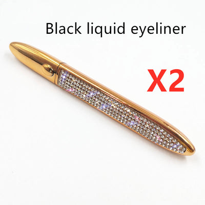 Multicolor Self-Adhesive Eyeliner with False Eyelashes