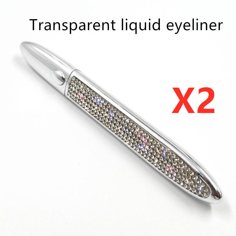 Multicolor Self-Adhesive Eyeliner with False Eyelashes