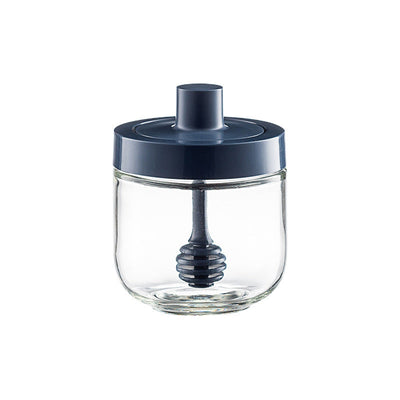 Kitchen Glass Seasoning Jar: lid and spoon included