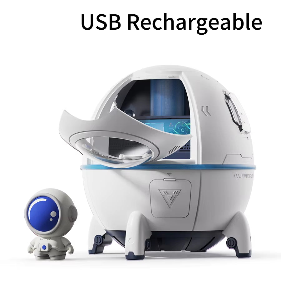 Space Capsule Air Humidifier & USB Diffuser