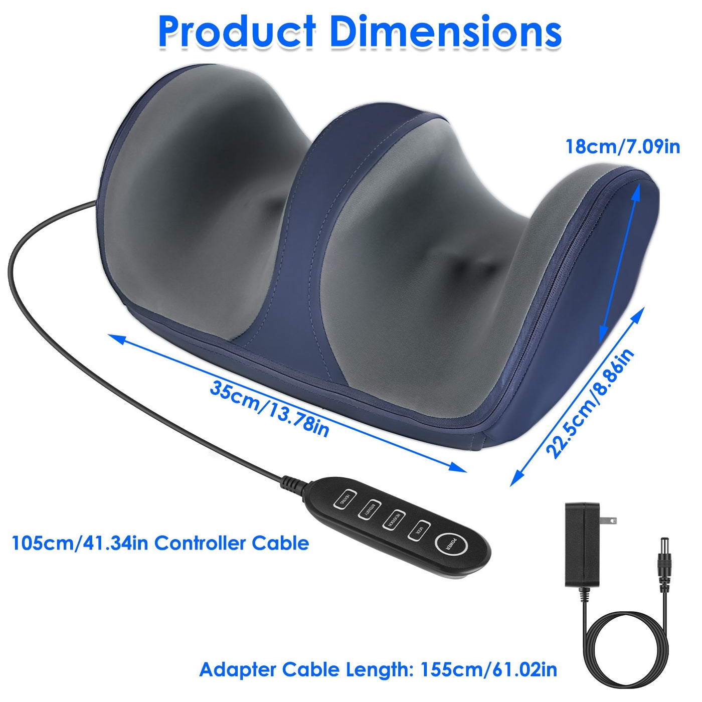 Shiatsu Heated Foot & Leg Massager