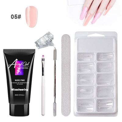 Gel Nail Art Without Paper Holder Quick Model Crystal Gel Set