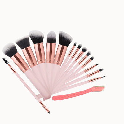16-Piece Makeup Brush Set for Beginners