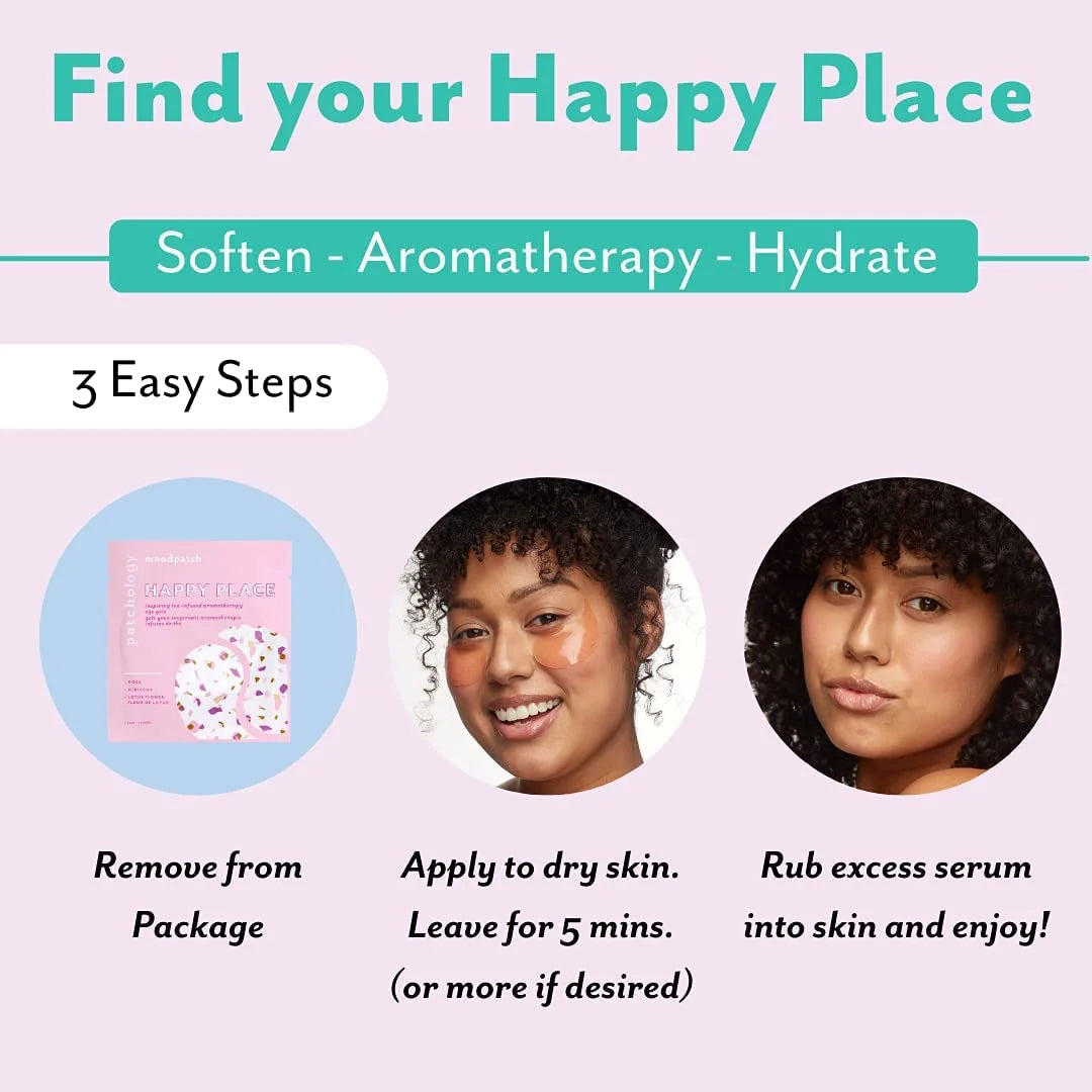 (4 Pack) Moodpatch Happy Place Eye Gels