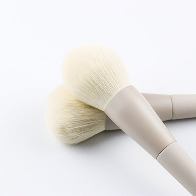 Portable Matte Gray Professional Makeup Brush Set