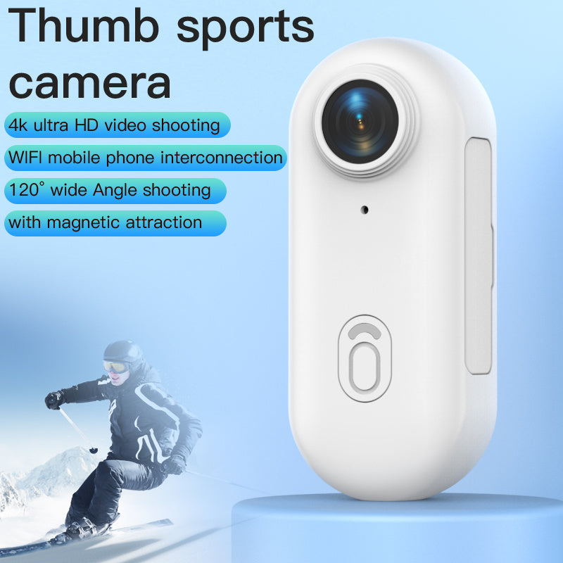 4K Waterproof Helmet Mounted Action Camera for Motovlogging and Cycling