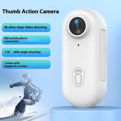4K Waterproof Helmet Mounted Action Camera for Motovlogging and Cycling