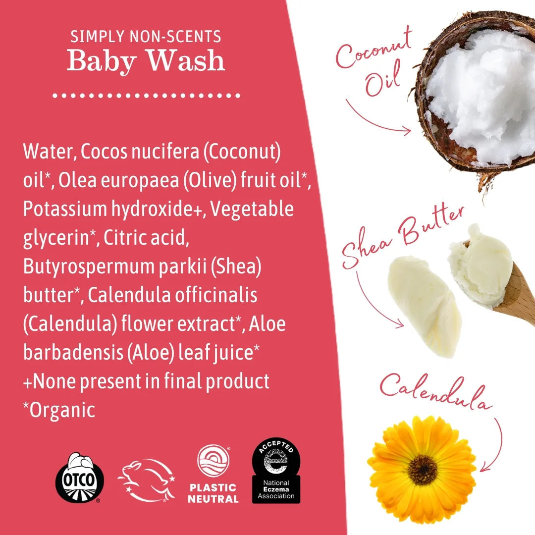 Earth Mama Simply Non-Scents Baby Wash