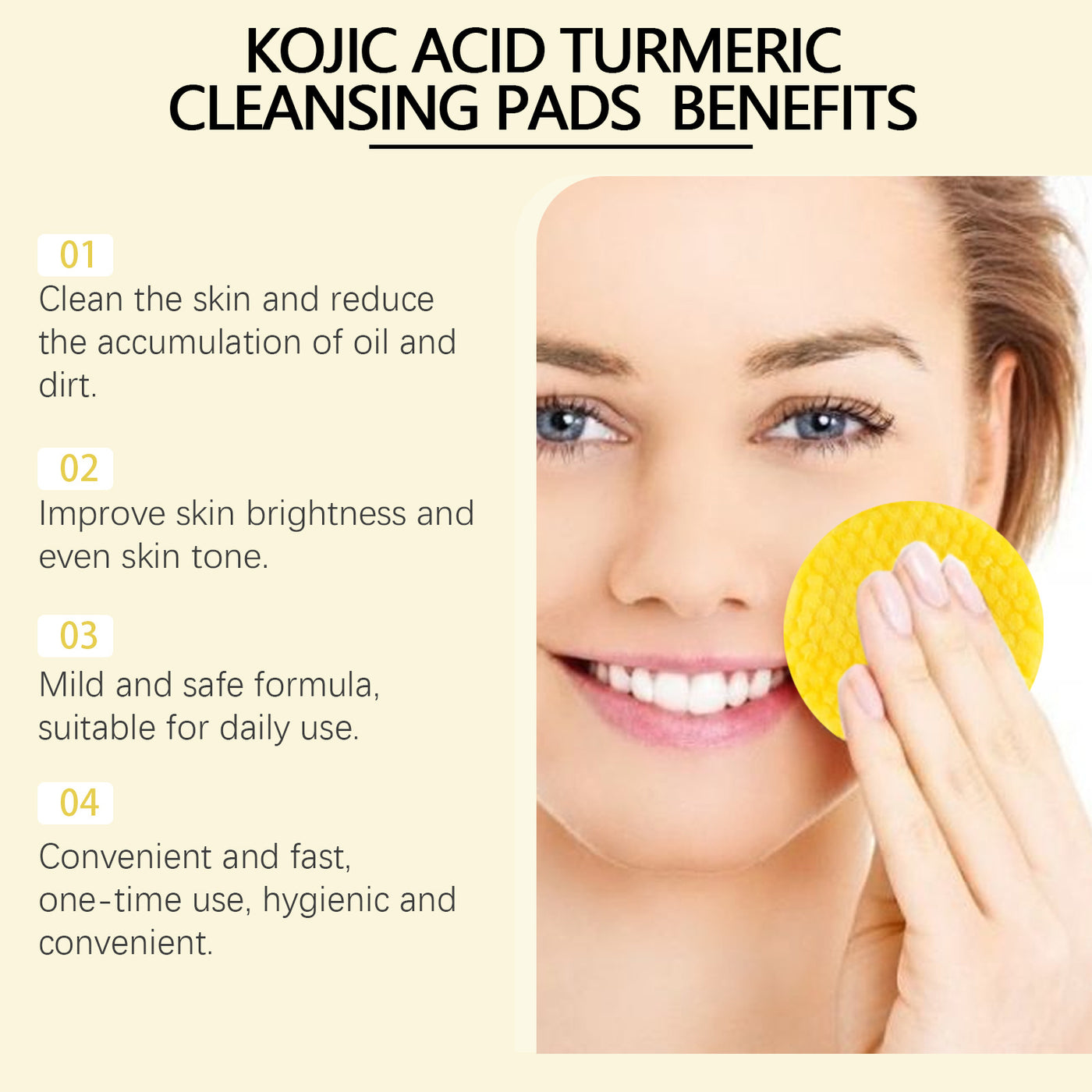 HOYGI Turmeric Acid Cleansing Pads