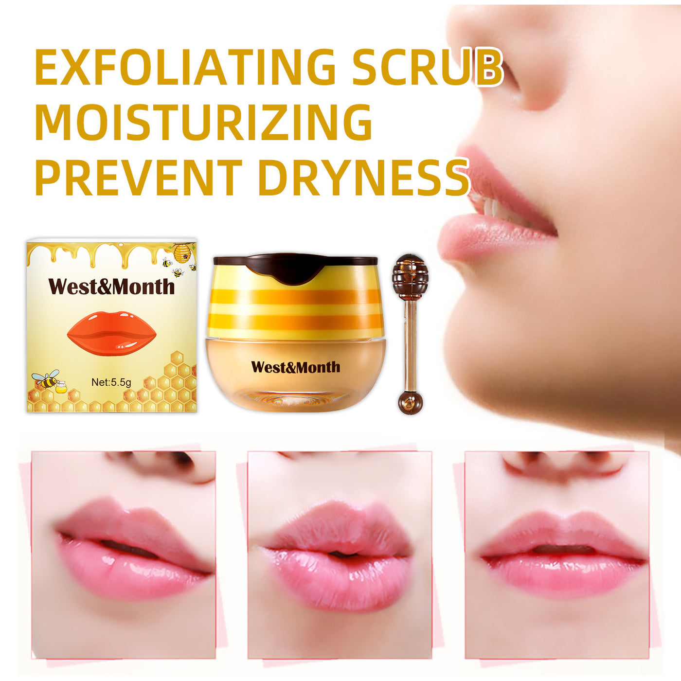 Hydrating Lip Brush & Propolis Sleeping Mask