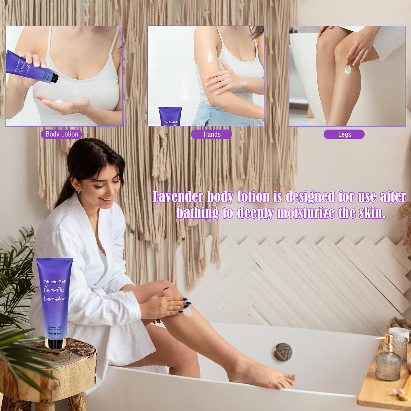 Luxury Lavender Spa Gift Basket for Women