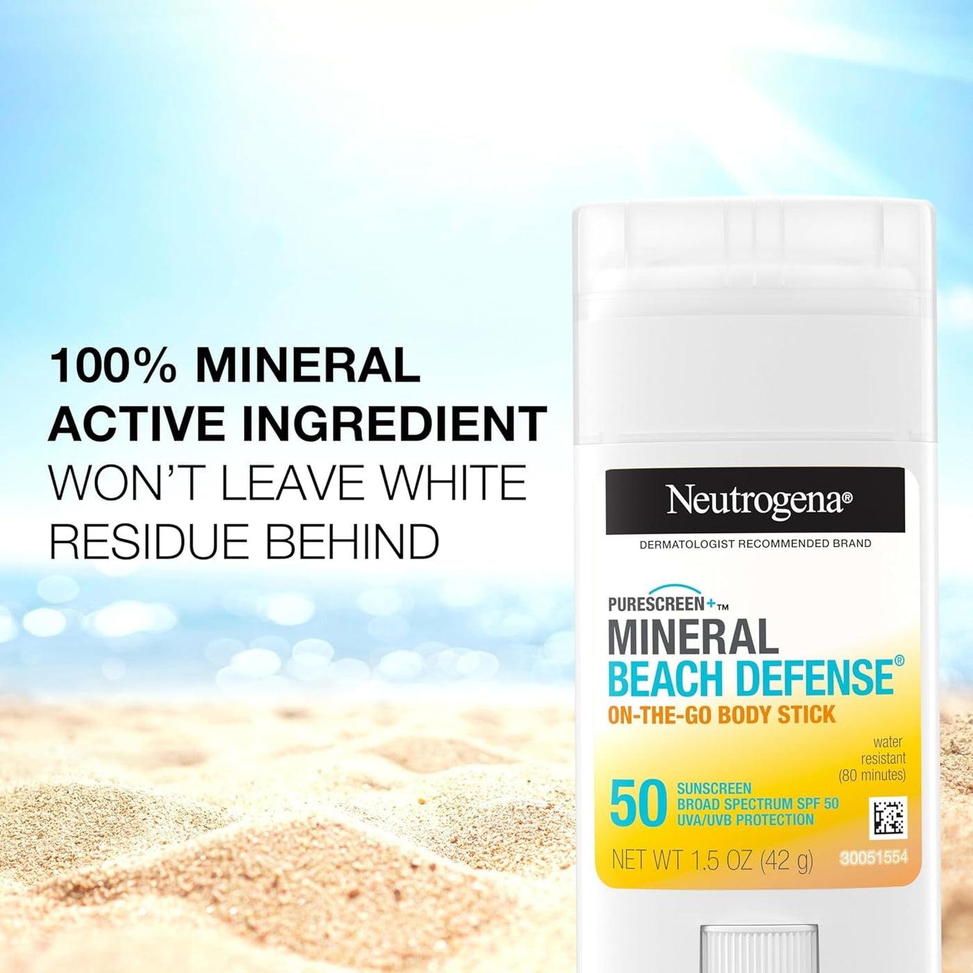 Purescreen+ Mineral Beach Defense Sunscreen Stick SPF 50