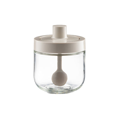 Kitchen Glass Seasoning Jar: lid and spoon included
