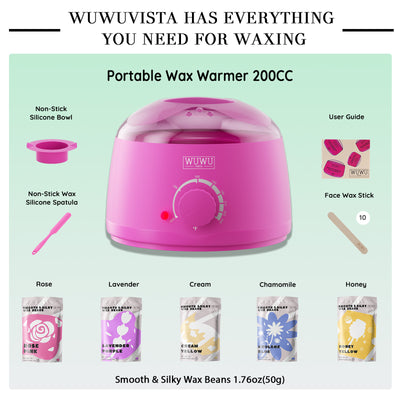 WUWUVISTA 19-Piece Waxing Kit