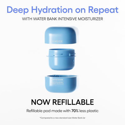 Water Bank Blue Hyaluronic Intensive Moisturizer with Peptides + Squalane: Eczema-Prone Skin, Barrier-Boosting, Nourish, Dryness