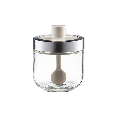 Kitchen Glass Seasoning Jar: lid and spoon included