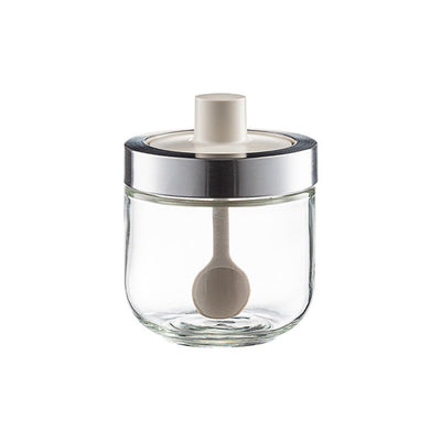 Kitchen Glass Seasoning Jar: lid and spoon included