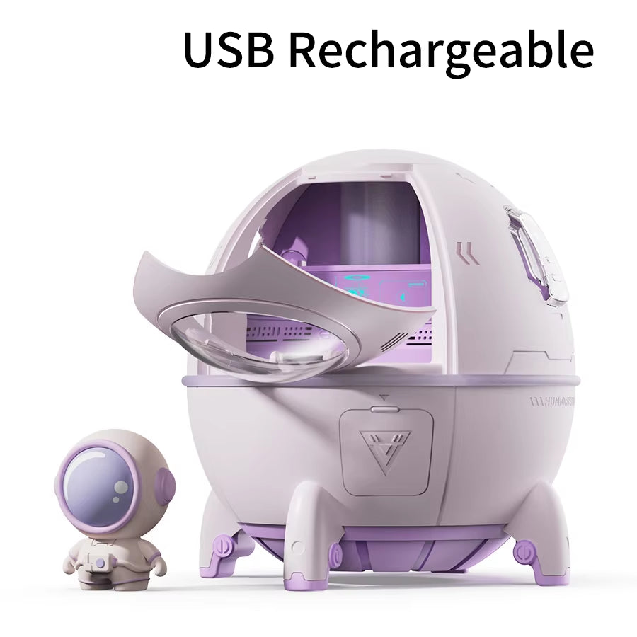 Space Capsule Air Humidifier & USB Diffuser