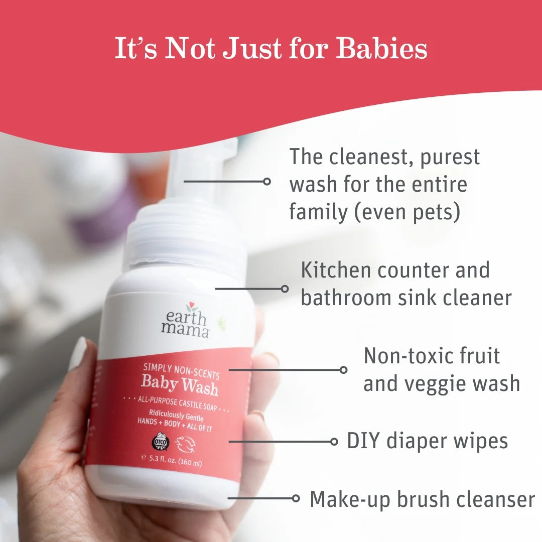 Earth Mama Simply Non-Scents Baby Wash