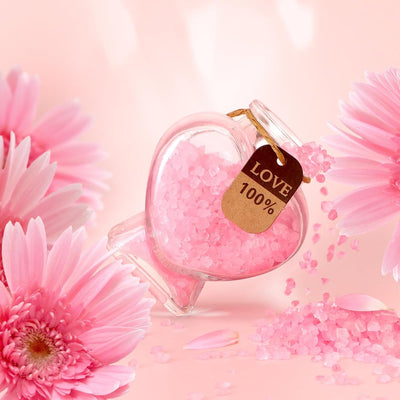 Pink Rose Spa Gift Basket for Women
