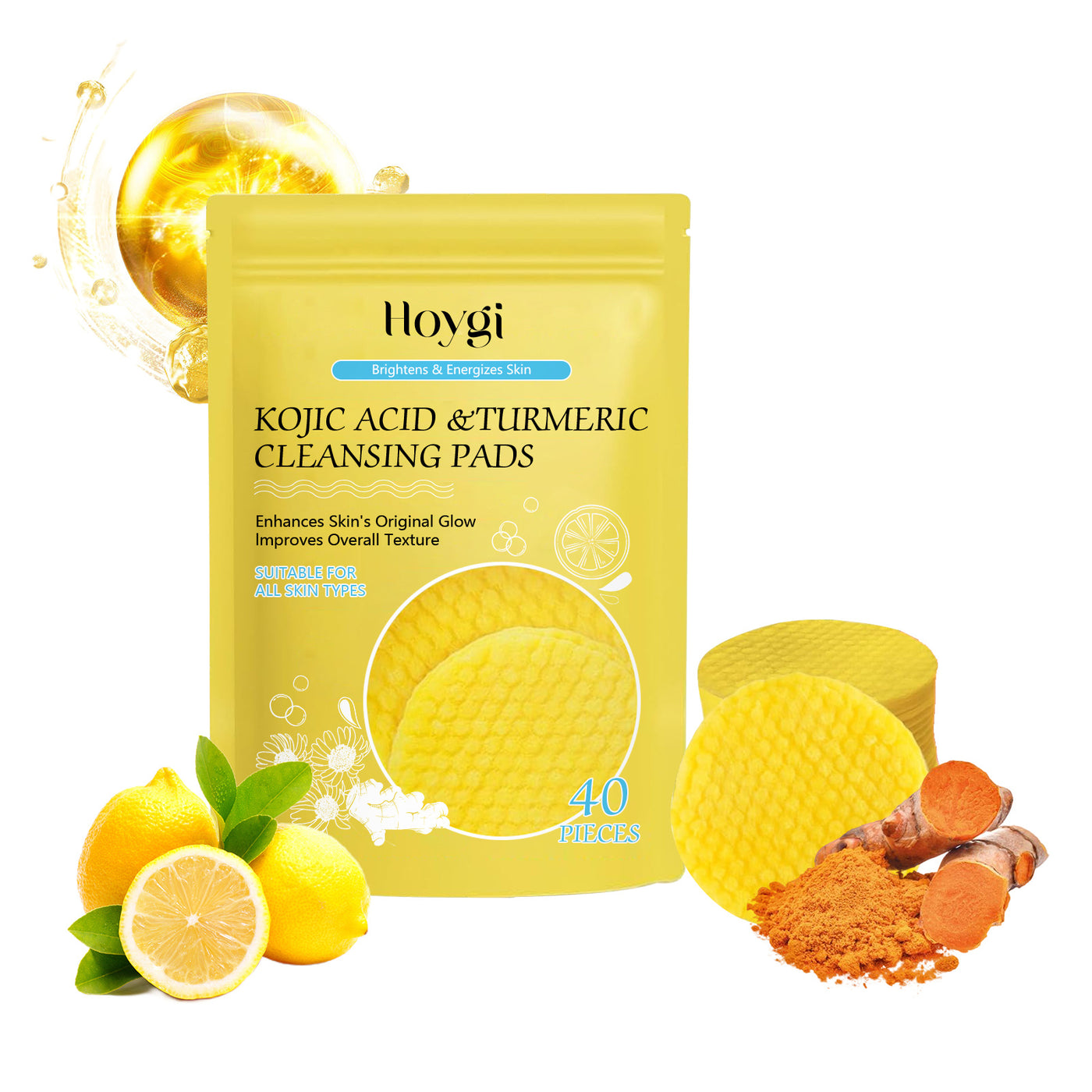 HOYGI Turmeric Acid Cleansing Pads