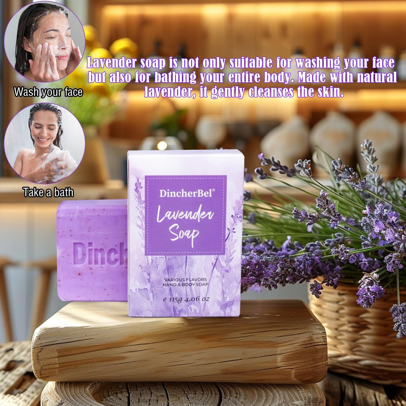 Luxury Lavender Spa Gift Basket for Women