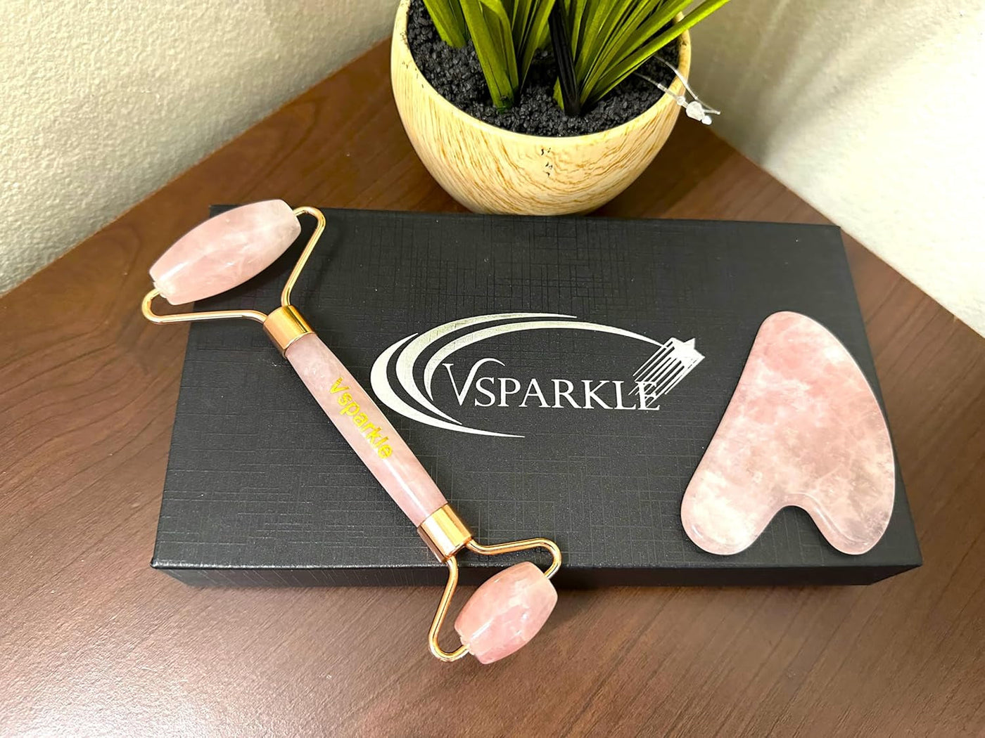 Gua Sha Facial Tool & Jade Roller Set
