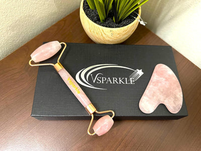 Gua Sha Facial Tool & Jade Roller Set 