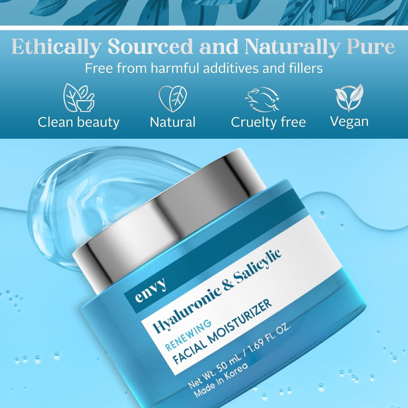 Hyaluronic & Salicylic Acid Face Moisturizer