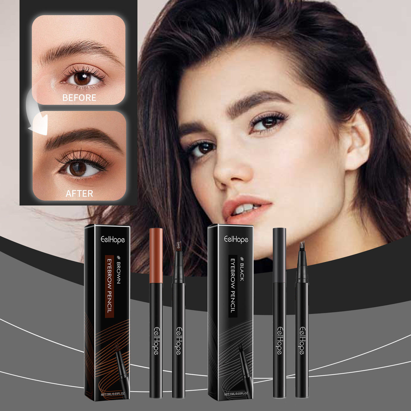 Eel Hope Waterproof Eyebrow Pencil