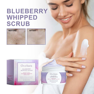 OceAura Blueberry Whipped Body Scrub 