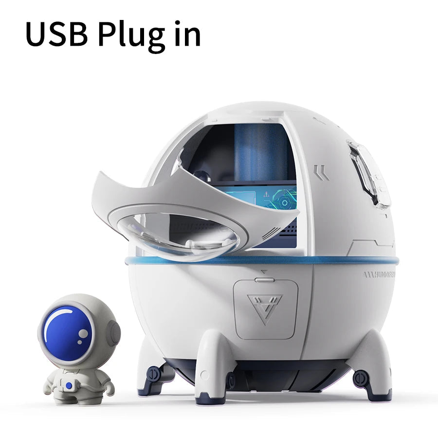 Space Capsule Air Humidifier & USB Diffuser