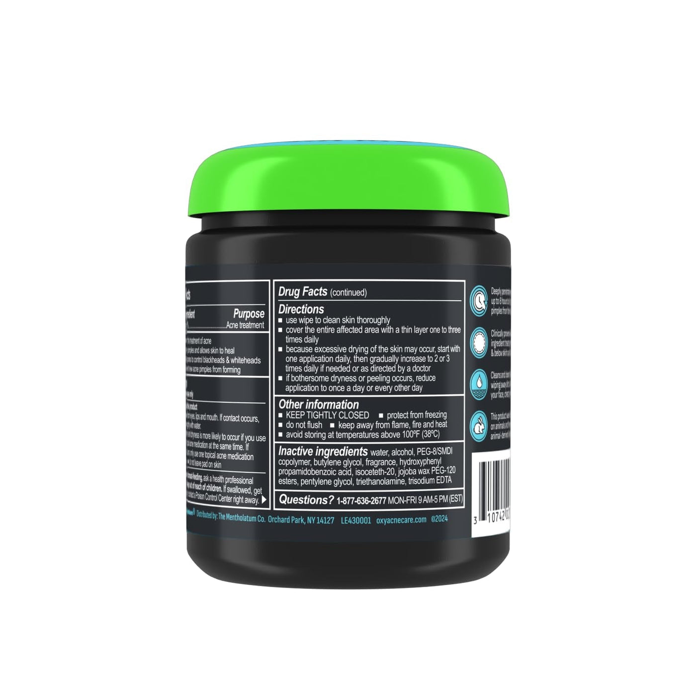 Oxy Deep Pore Acne Facial Cleansing Pads