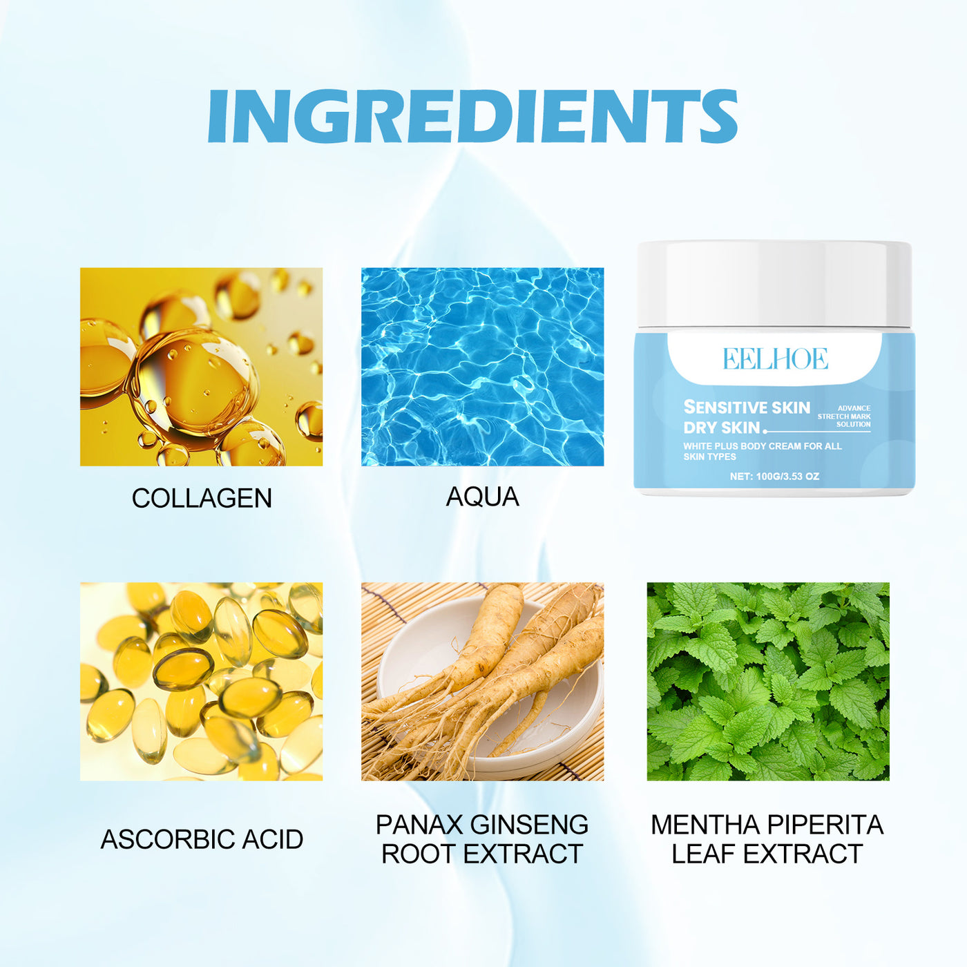 EELHOE White Plus Collagen Firming Body Cream