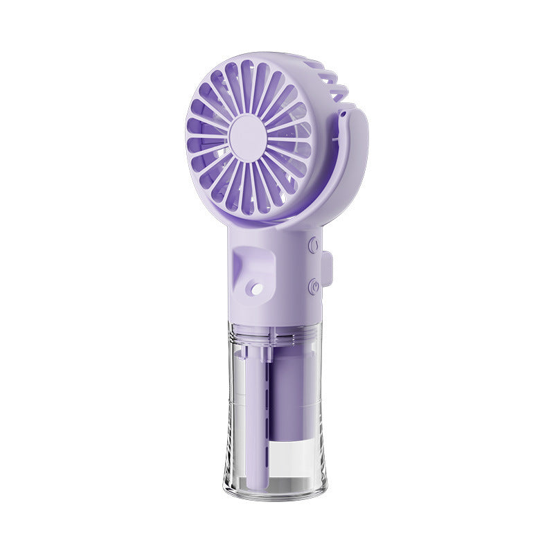 Portable 4-Speed Handheld Misting Fan