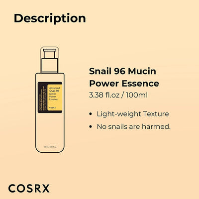 Snail Mucin 96% Power Face Serum