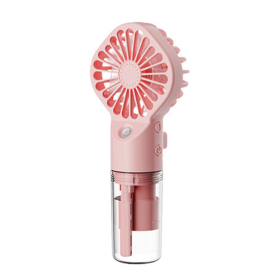 Portable 4-Speed Handheld Misting Fan