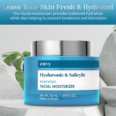 Hyaluronic & Salicylic Acid Face Moisturizer