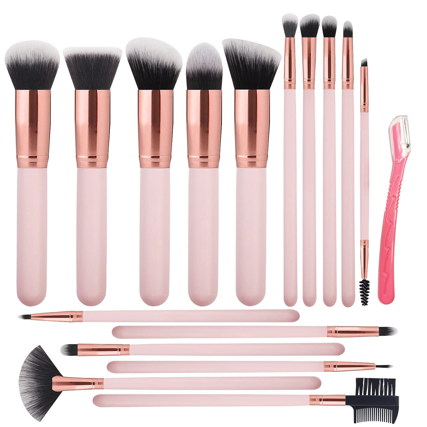 16-Piece Makeup Brush Set for Beginners