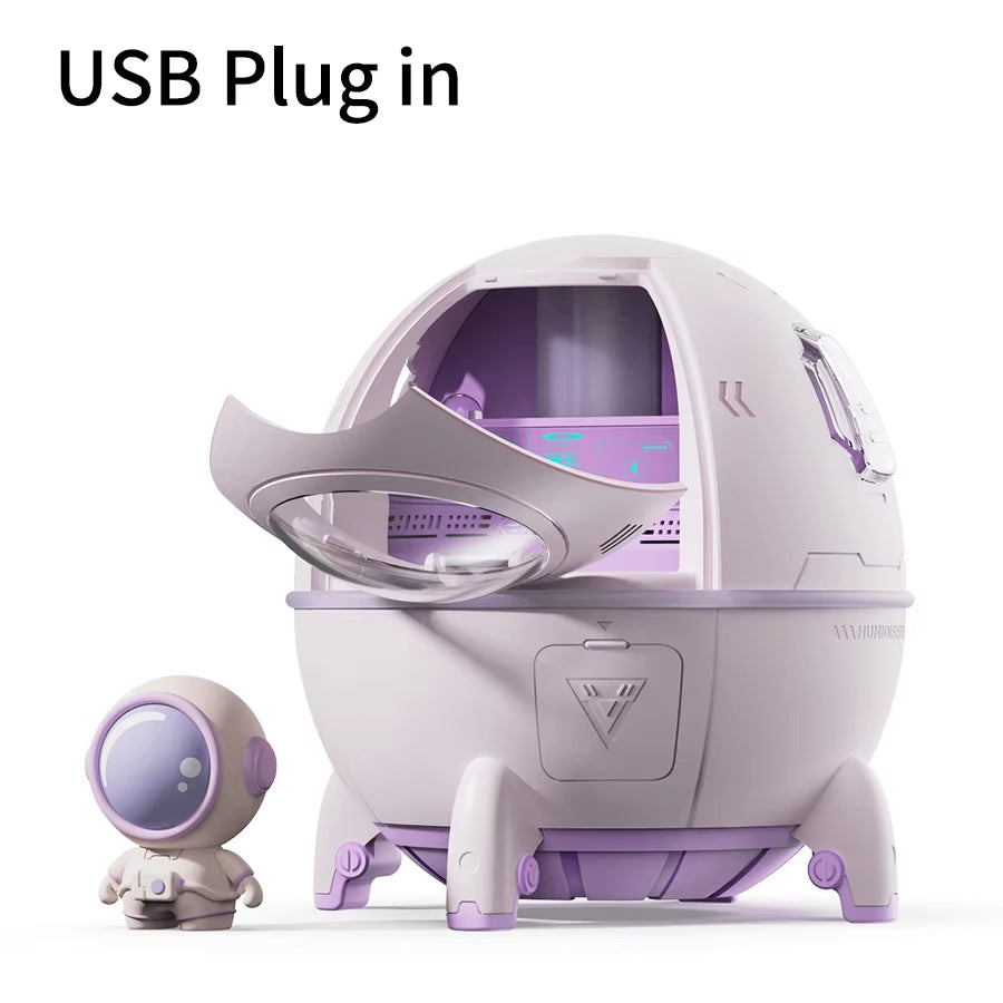 Space Capsule Air Humidifier & USB Diffuser